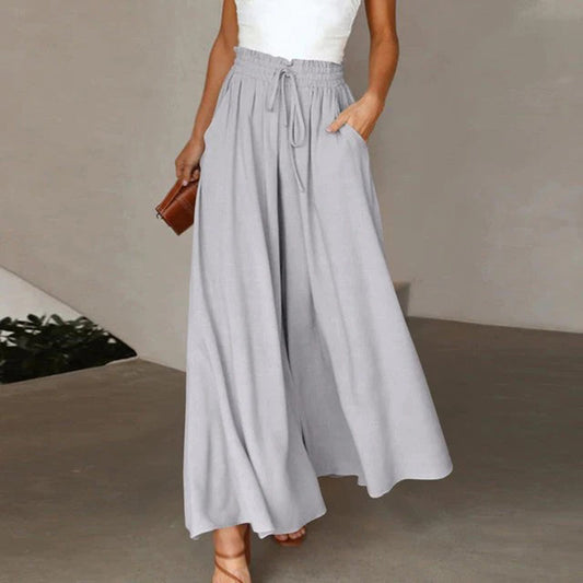 Émilie - Pantalon Large D'Été