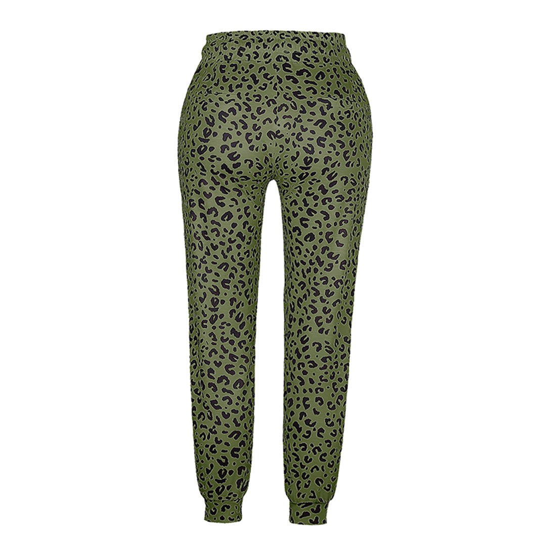 Lucie - Pantalon à imprimé léopard