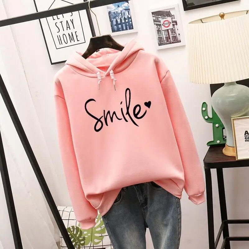 Chloe - Sweat à capuche Smile