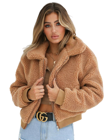 Veste en peluche Fluffy