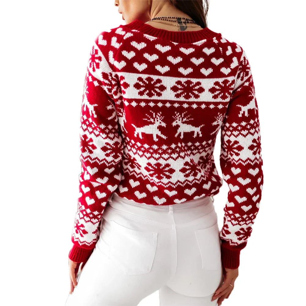 Pull en tricot festif - Nicholya