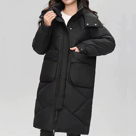 Veste d'hiver longue en duvet - Emelen