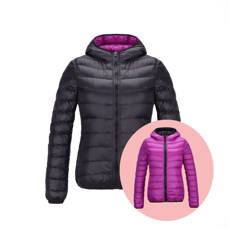 Doudoune réversible Ultra Light Down "Harmonie"