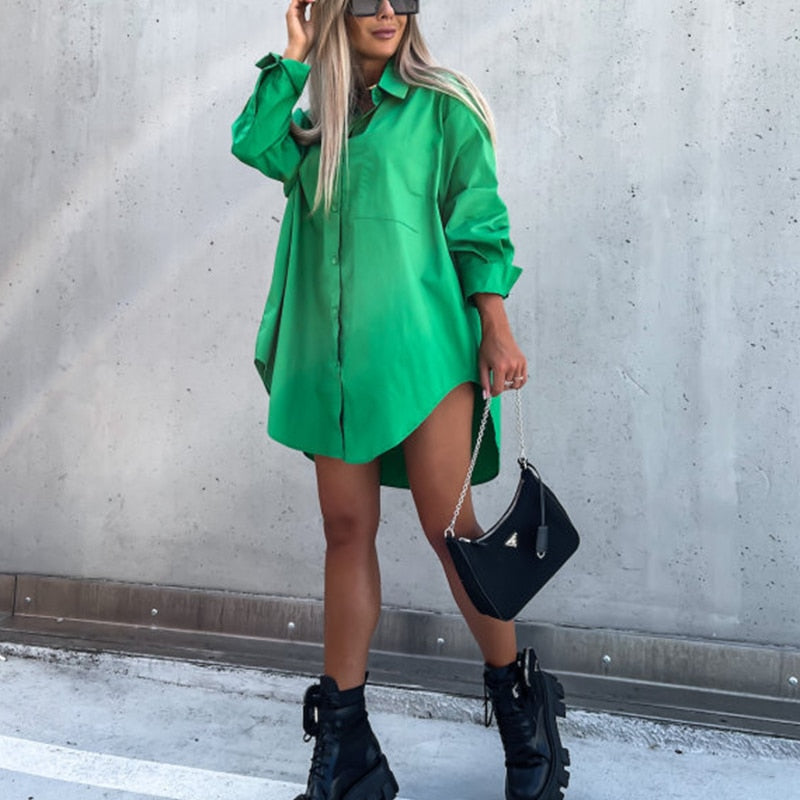 Chemisier oversize à boutons - Britten