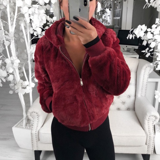 Veste d'hiver à capuche souple - Zofi