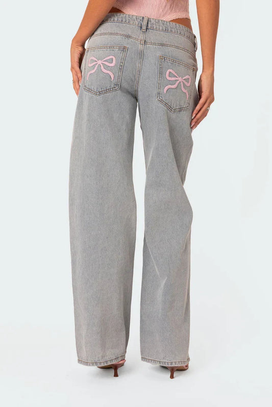 Jean brodé pour femme - Betania