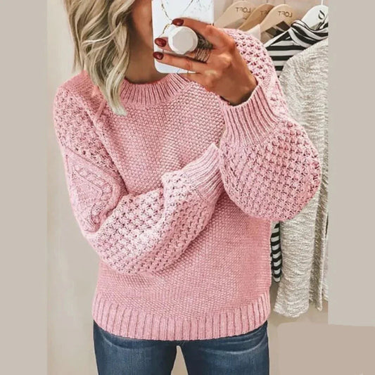 Kelly - Simplicité raffinée pull douillet au style minimaliste