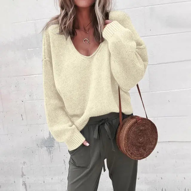 Pull Maille Col V - Euphémie