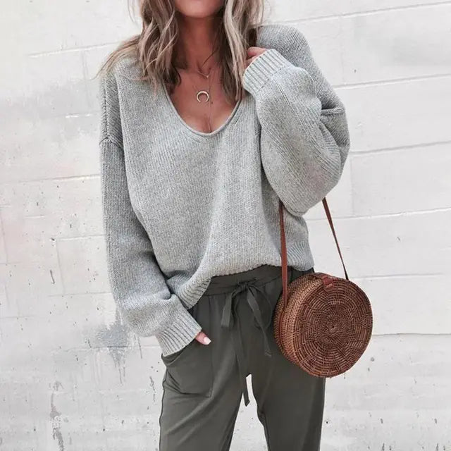 Pull Maille Col V - Euphémie