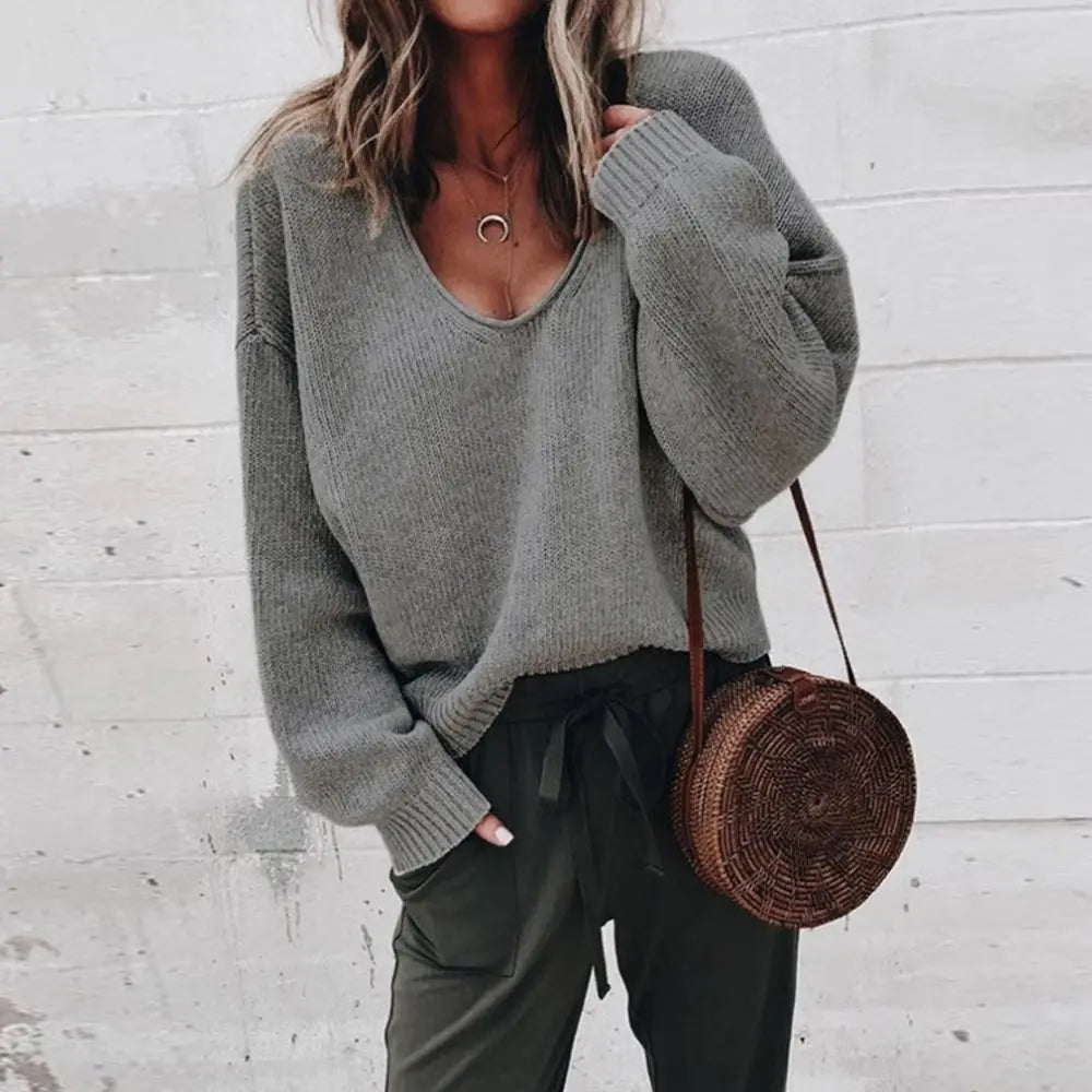 Pull Maille Col V - Euphémie