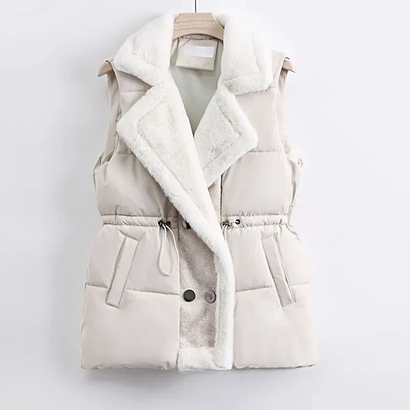 Amara - Gilet Élégant en Fausse Fourrure pour Femme Parfait pour l’Automne et l’Hiver