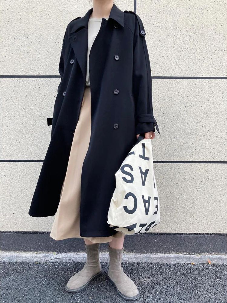 Manteau simple boutonnage - Dacia