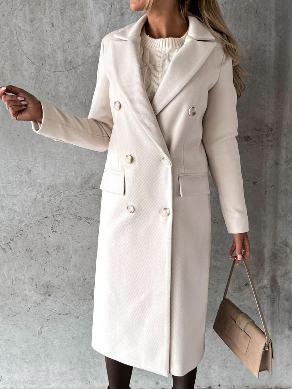 Veste d'hiver élégante et chaude pour femme