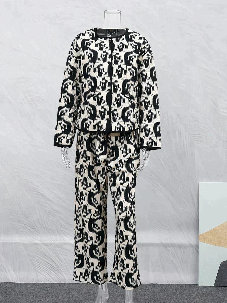 Diana - Manteau vintage à imprimé floral Veste
