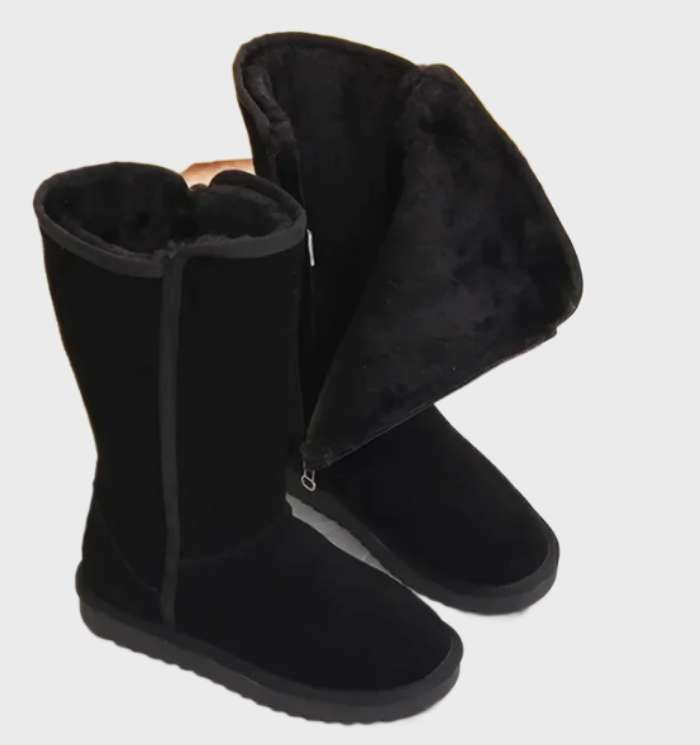 Isabelle - Bottes En Daim Chaudes