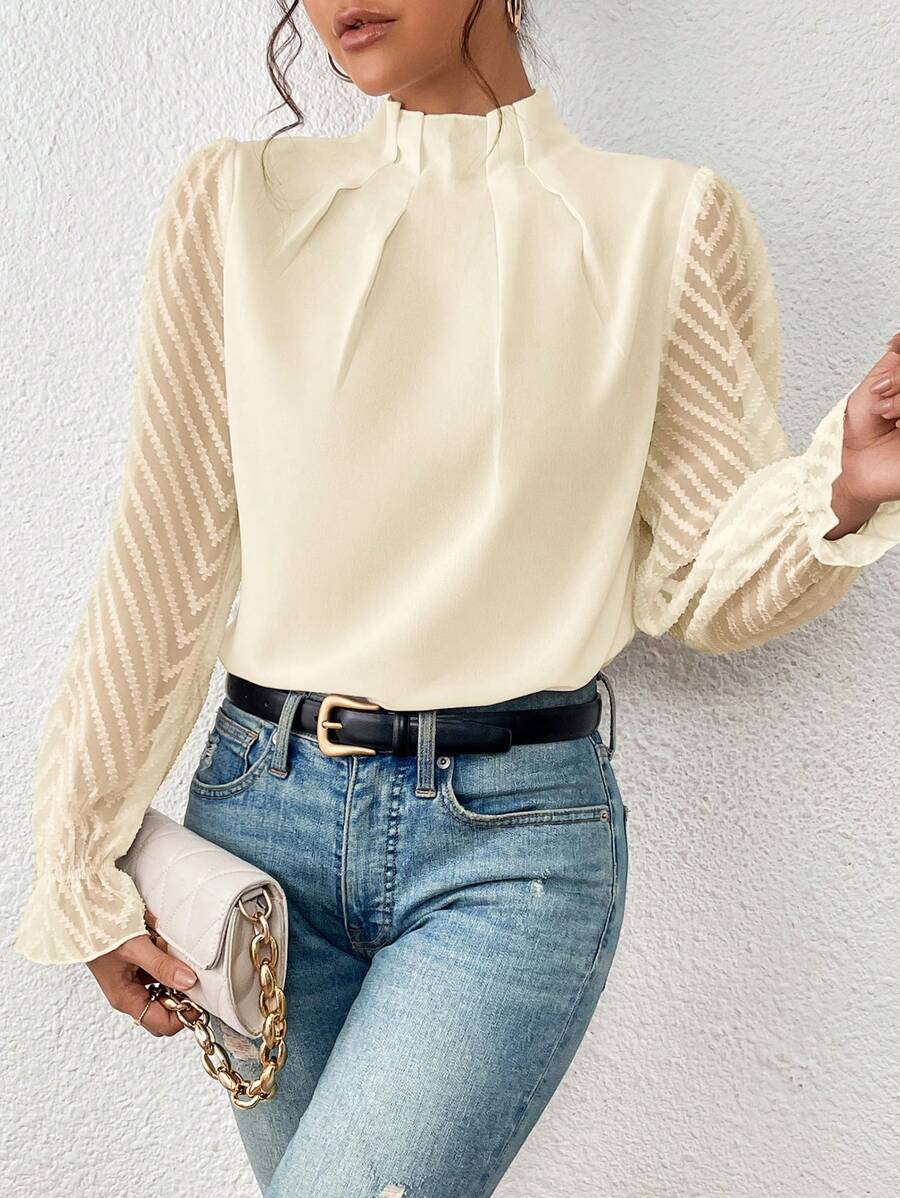 Andrea - Blouse Confort Vintage Ample pour Femmes
