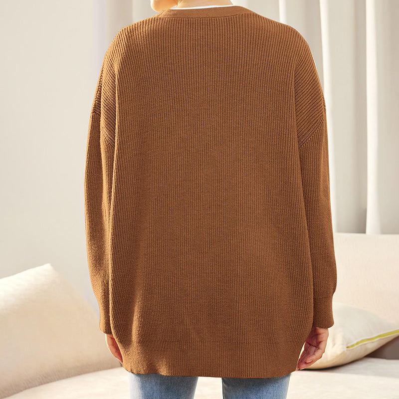 Cardigan à boutons surdimensionné - Crecia