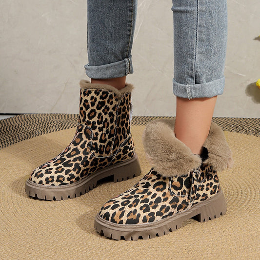 Bottes à imprimé léopard - Kenilda