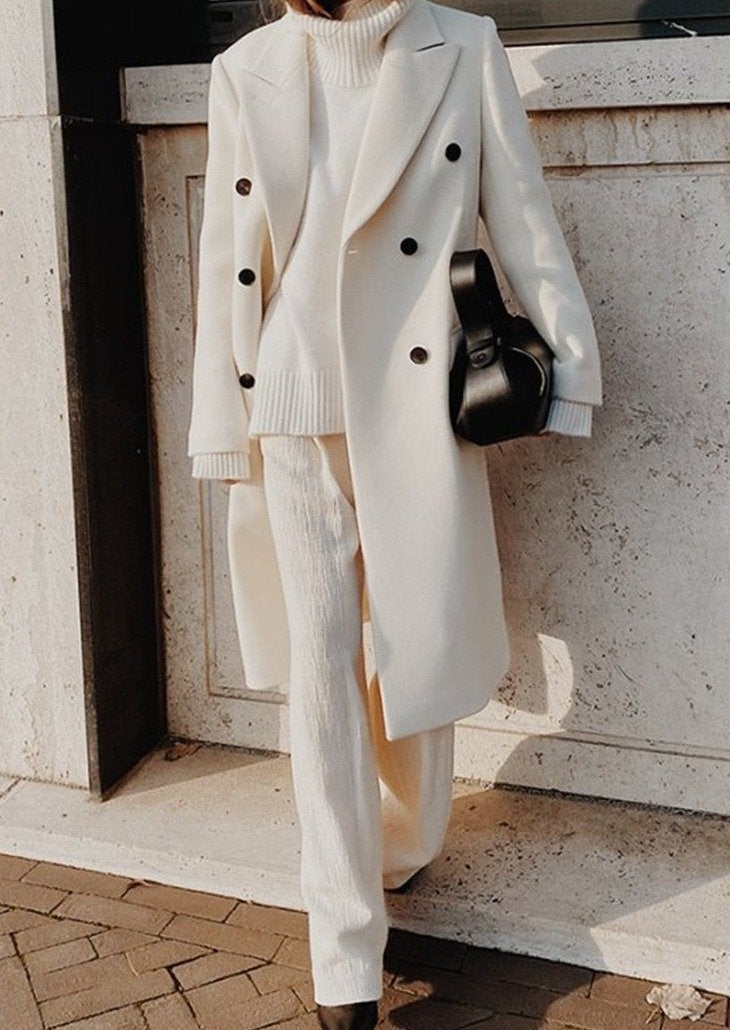 Manteau long et élégant pour l'hiver - Solita