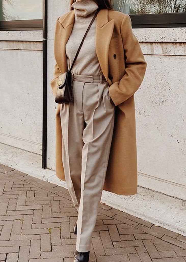 Manteau long et élégant pour l'hiver - Solita