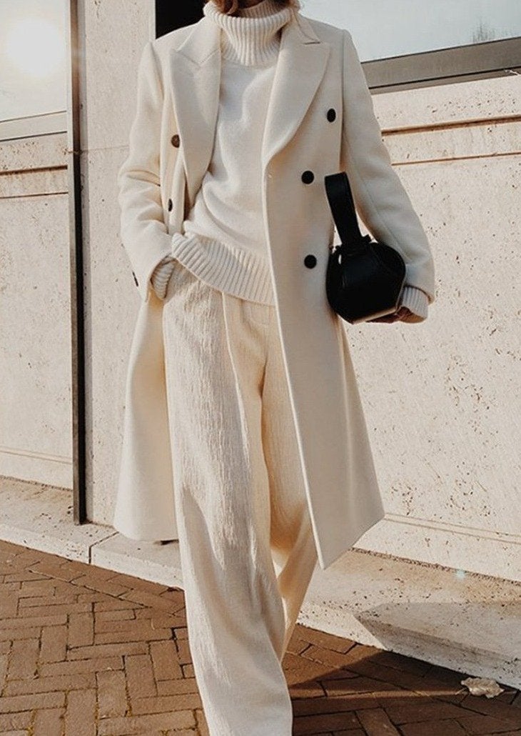 Manteau long et élégant pour l'hiver - Solita
