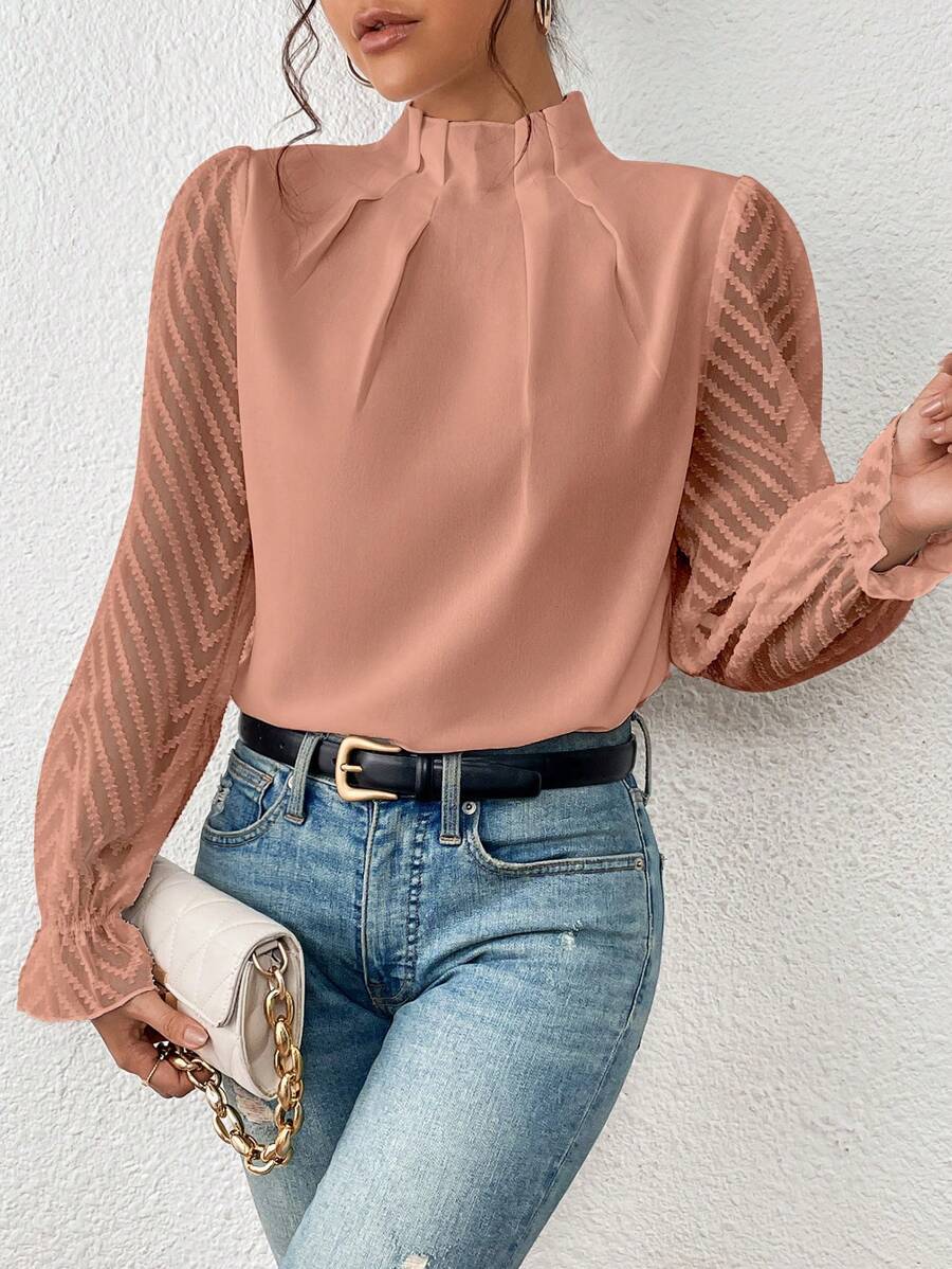 Andrea - Blouse Confort Vintage Ample pour Femmes