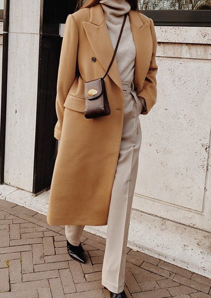 Manteau long et élégant pour l'hiver - Solita