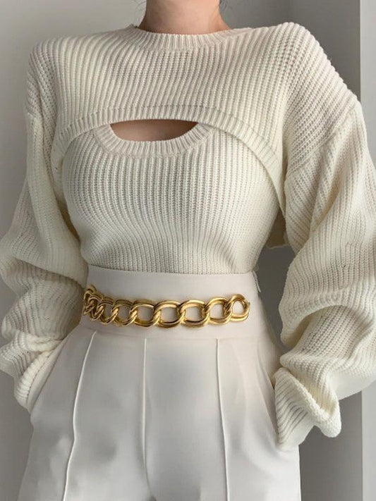 Levine - Haut Tendance en Maille pour le Printemps pour Femmes