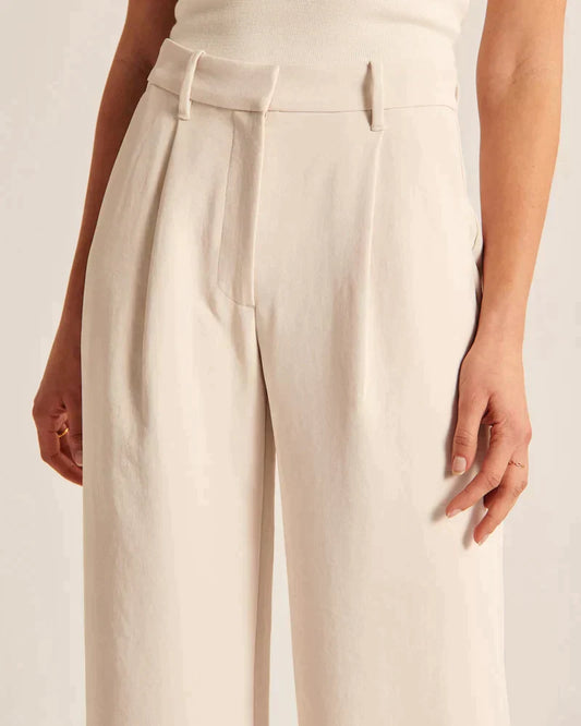 Pantalon ajusté à jambes larges - Alireza