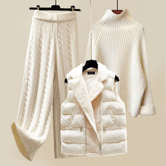 Sabrina - Ensemble Pull et Gilet Chaud pour Femmes
