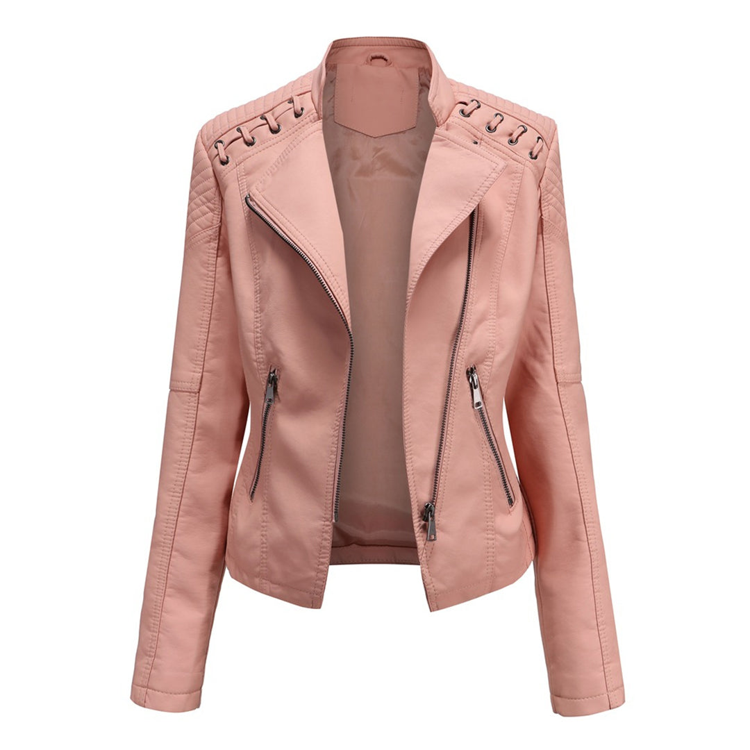 Veste en cuir vintage élégante - Kally