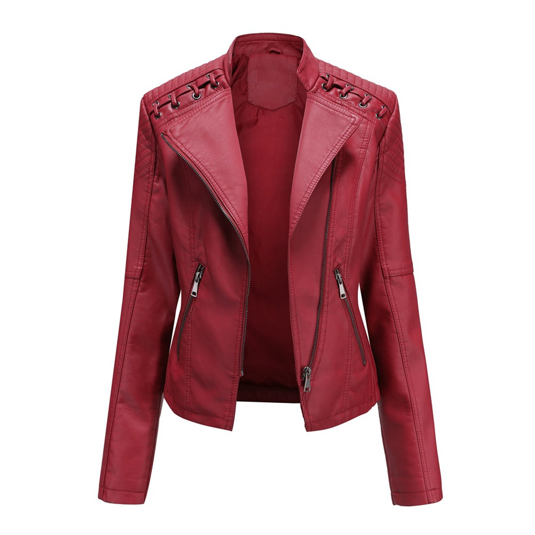 Veste en cuir vintage élégante - Kally