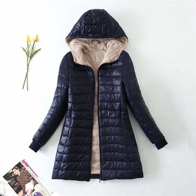 Parka mi-longue à capuche - Lucretia