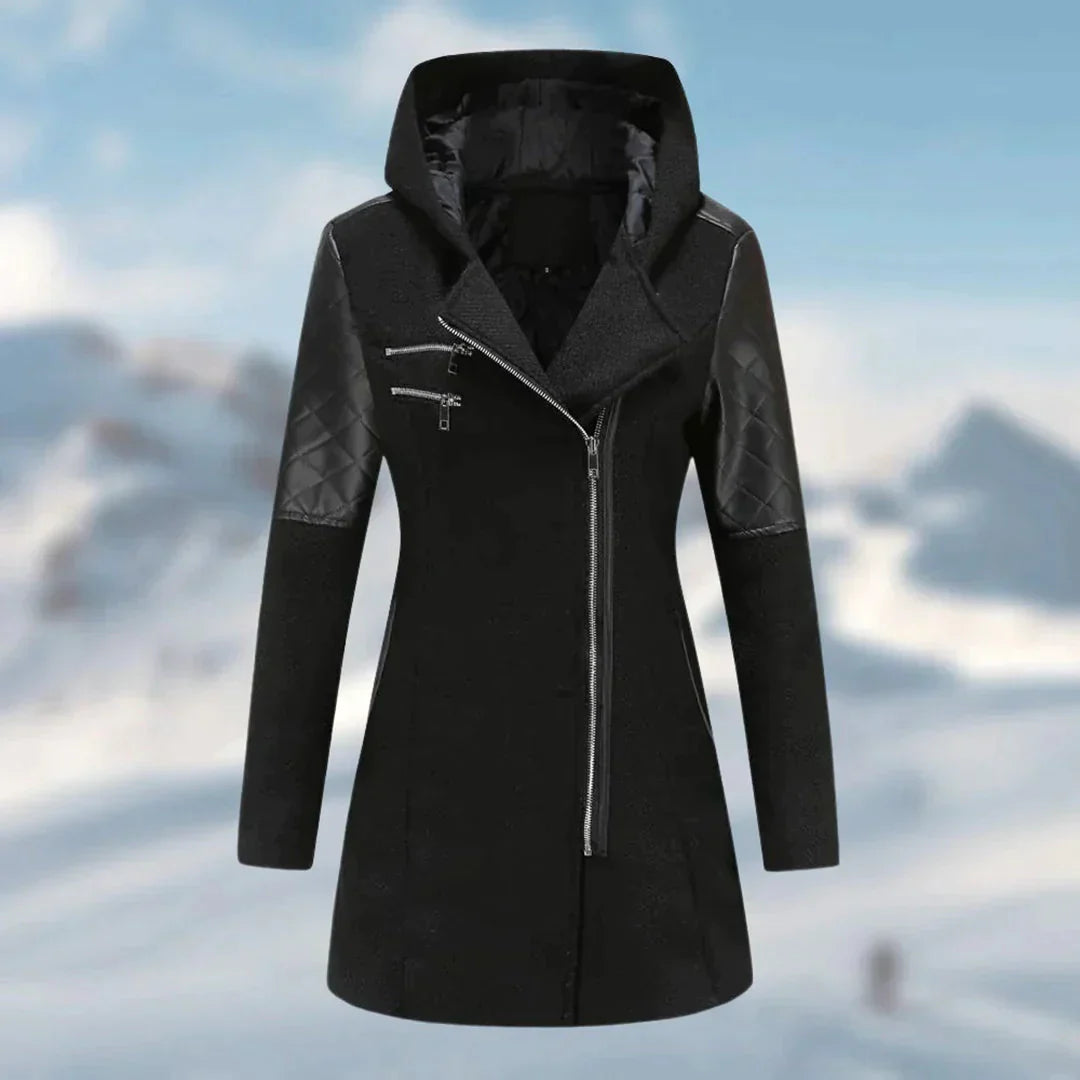 AILA - Manteau hiver long avec capuche