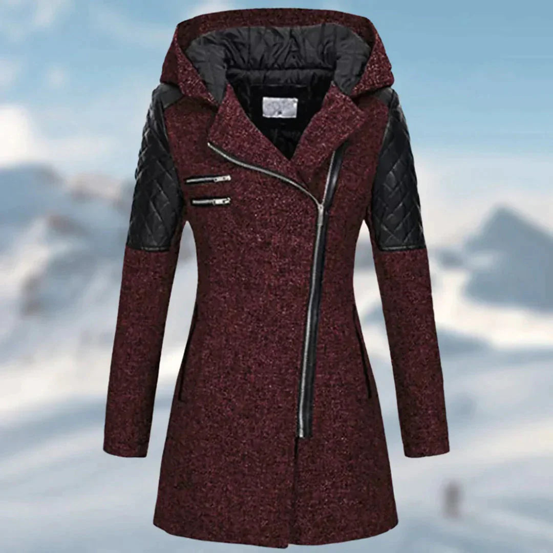 AILA - Manteau hiver long avec capuche