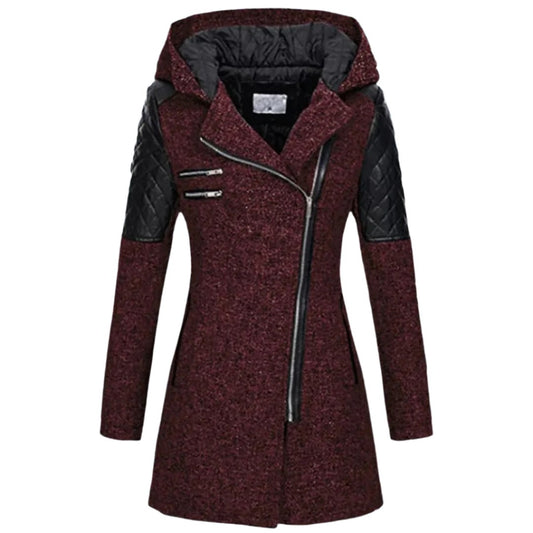 Sofia | Manteau d'Hiver Long avec Capuche pour Femme