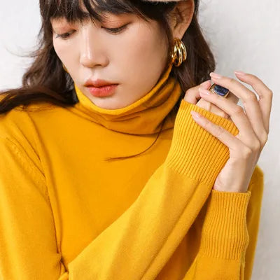 Karo - Pull à col roulé coupe couvertes pour femmes