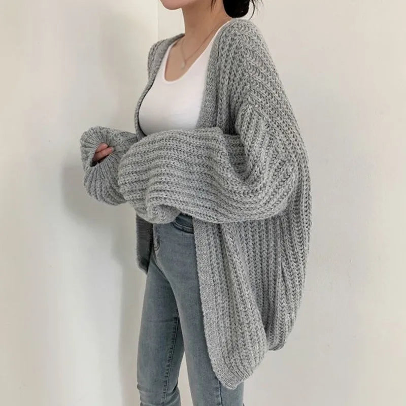 Cardigan chaud en tricot - Igraine