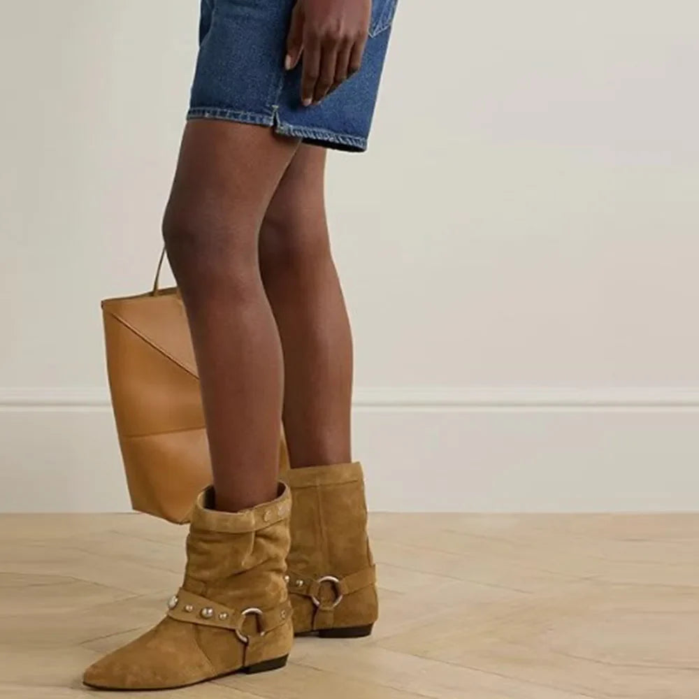 Bottes de cowboy à talons bas - Telisa