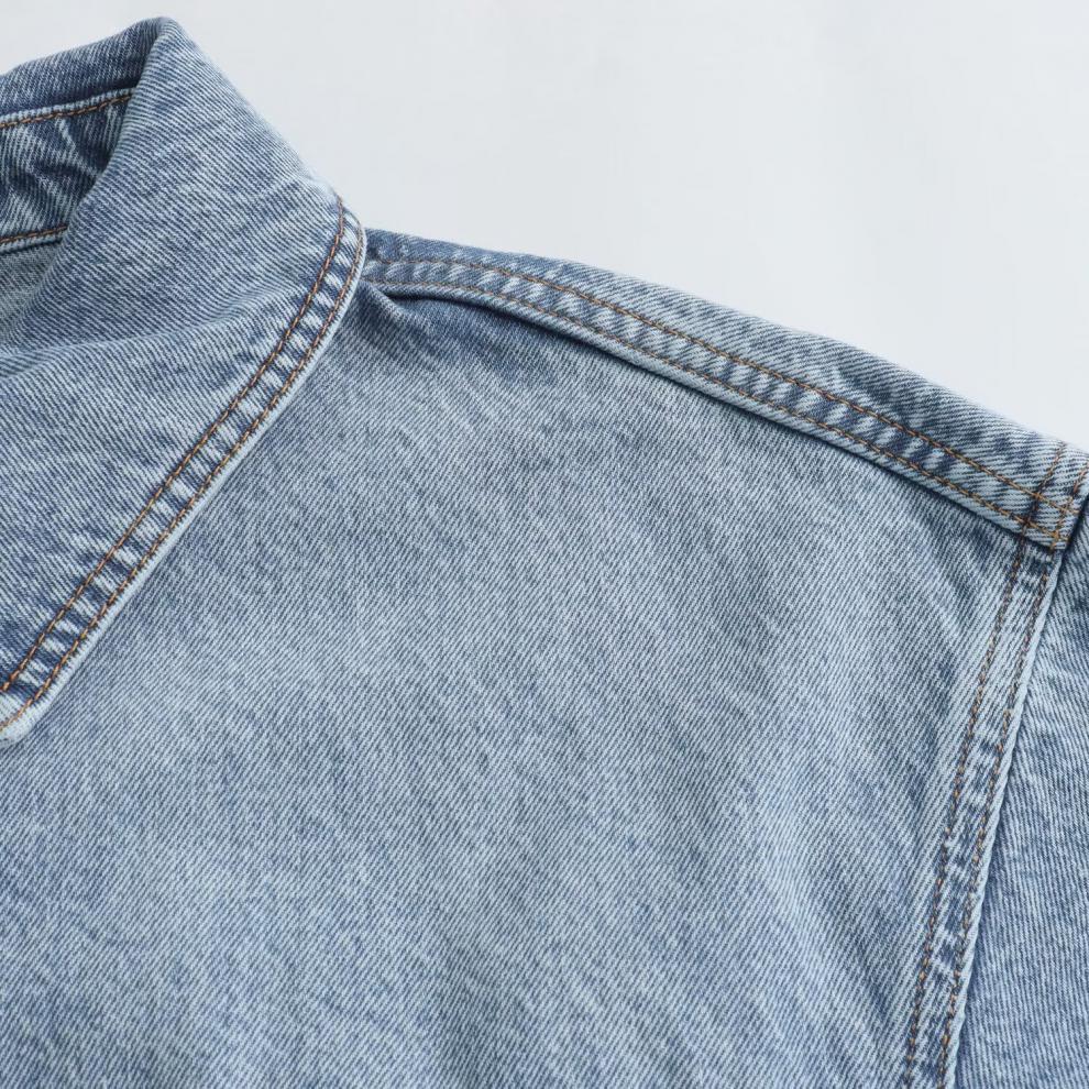 Joanne - Veste en Denim pour Femme avec Grandes Poches