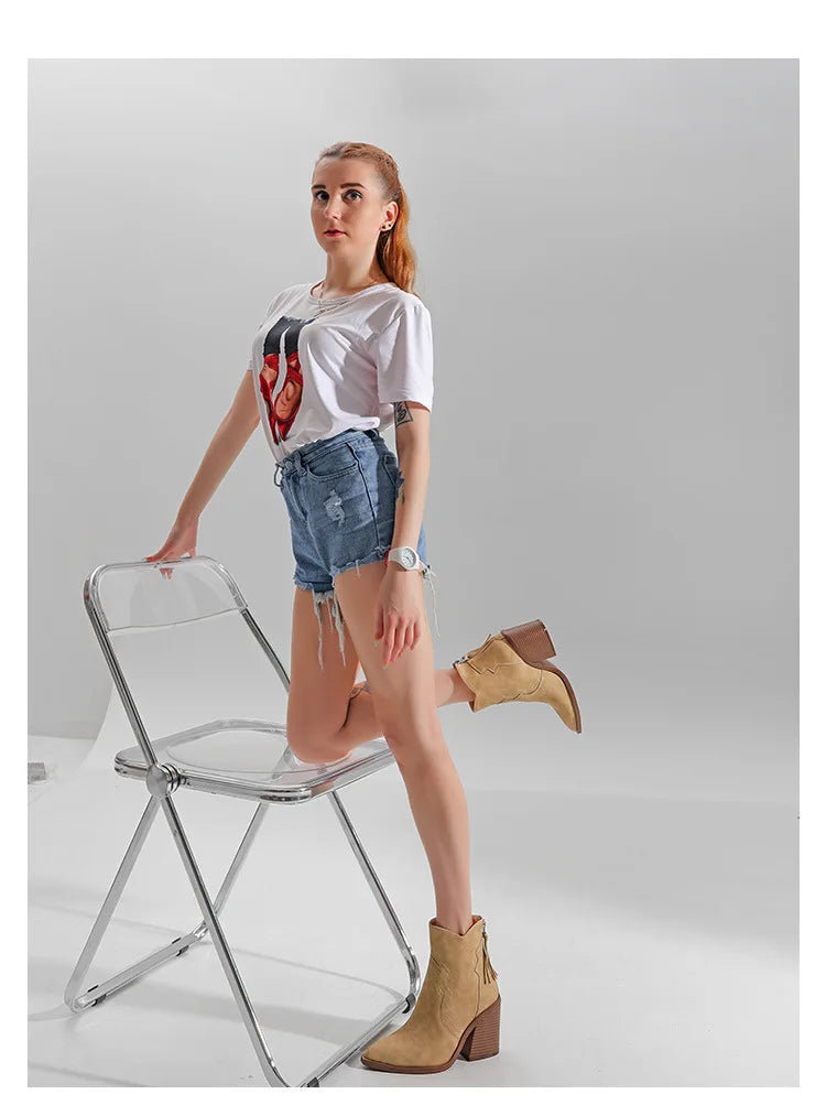 Bottines épaisses à la mode - Catrin