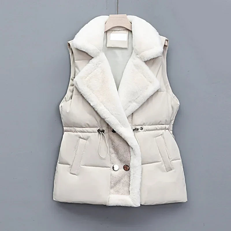 Amara - Gilet Élégant en Fausse Fourrure pour Femme Parfait pour l’Automne et l’Hiver