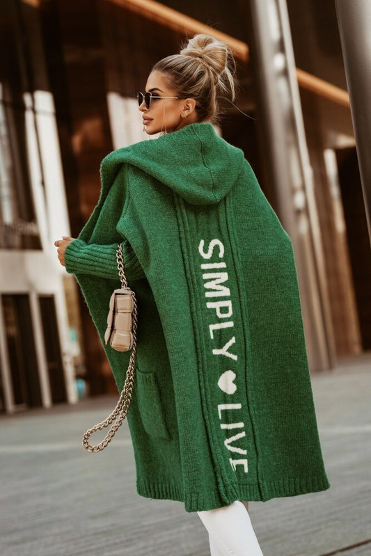Cardigan à capuche tendance - un look sophistiqué pour la vie de tous les jours