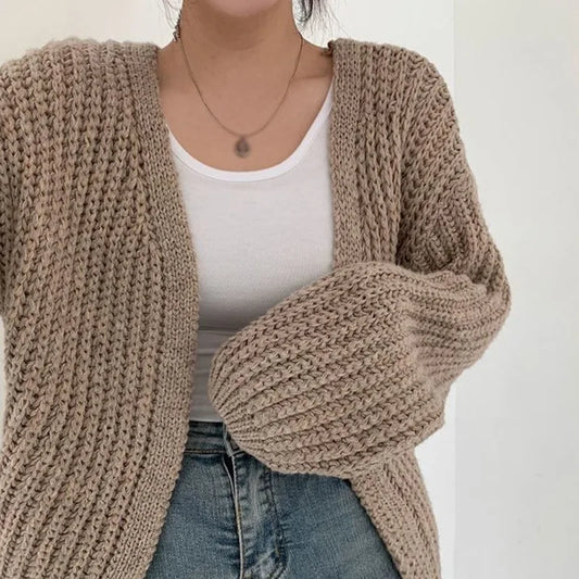 Cardigan chaud en tricot - Igraine