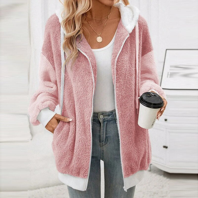 Alex - Sweat à capuche confortable et stylé pour l'hiver pour femme