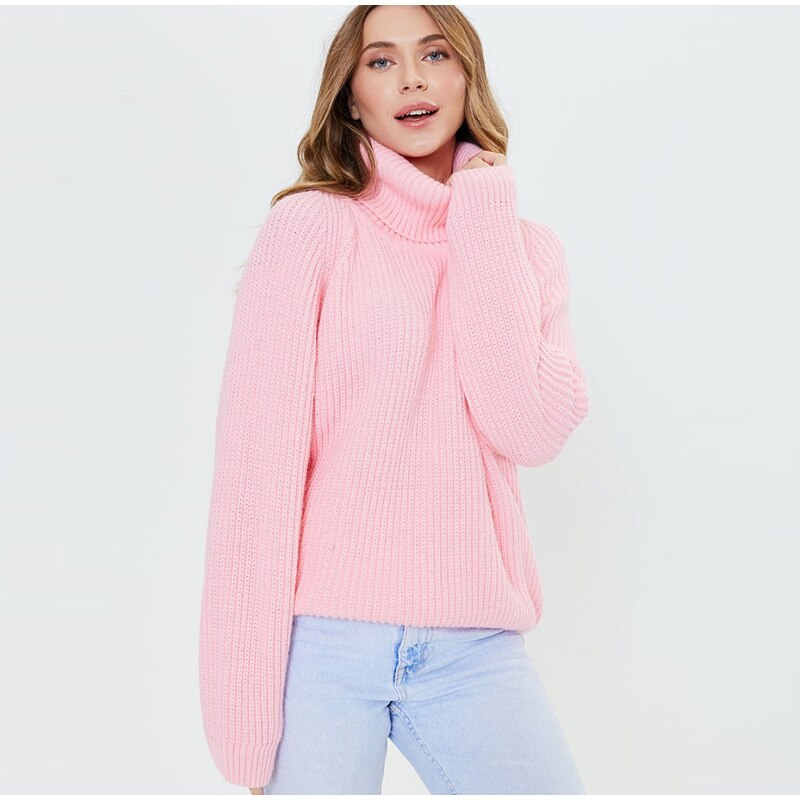 Ariadna - Pull en maille à col roulé