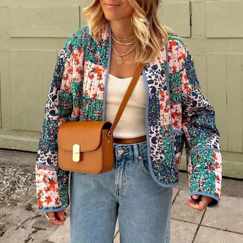 Veste matelassée à motifs - Aimi