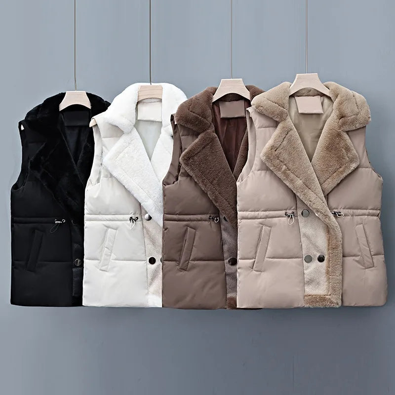 Amara - Gilet Élégant en Fausse Fourrure pour Femme Parfait pour l’Automne et l’Hiver