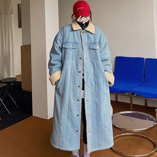Veste longue doublée pour femme - Juelina