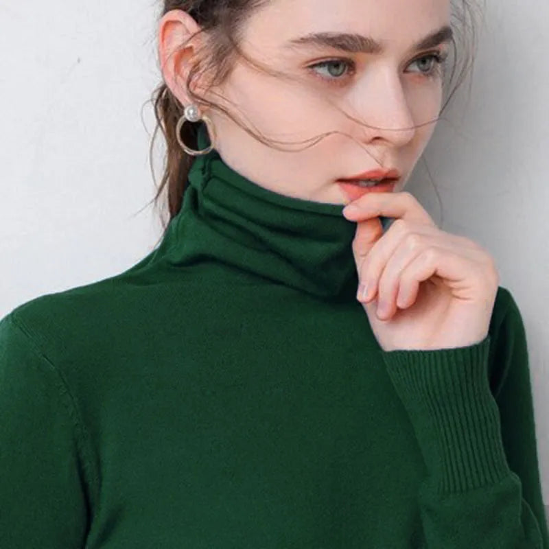 Karo - Pull à col roulé coupe couvertes pour femmes